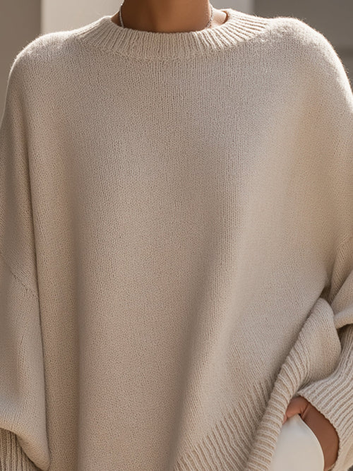 Elegant Oversized Knit Sweater