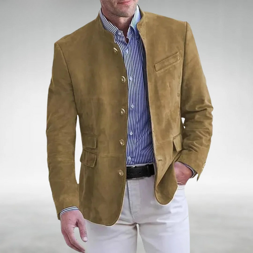 Classic Stand Collar Blazer
