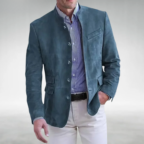 Classic Stand Collar Blazer
