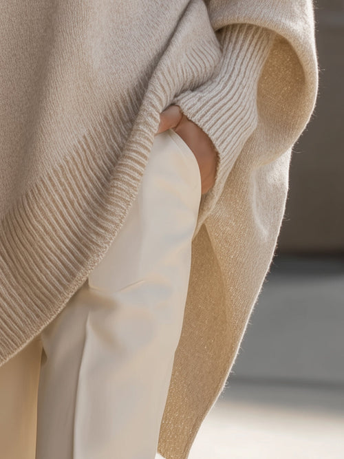 Elegant Oversized Knit Sweater